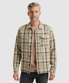 Heren overhemd lange mouw roze