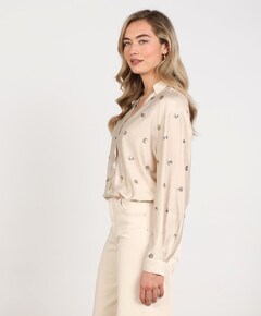 Dames blouse beige