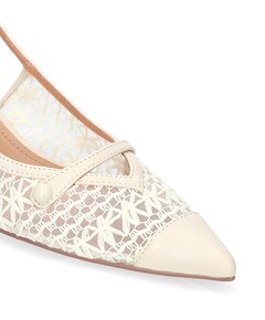 dames slingbacks ecru