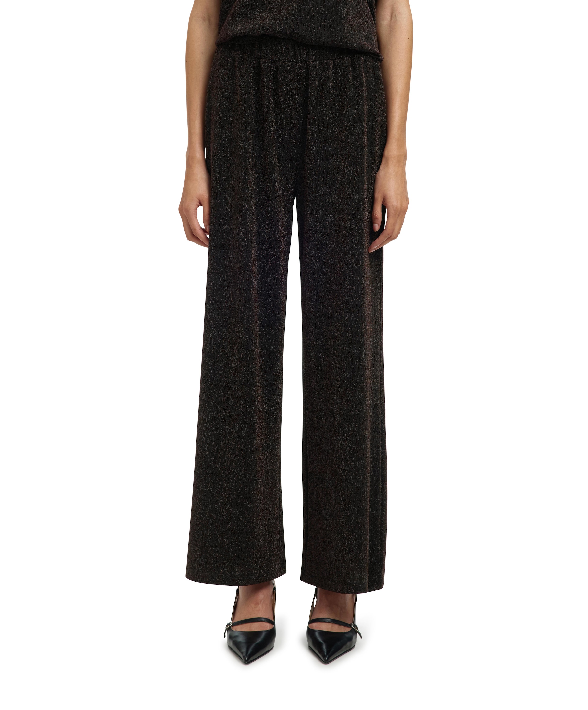 SLFANJA HW RELAXED broek bruin