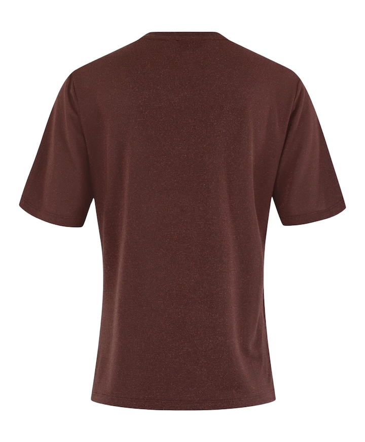 Dames T-shirt bruin