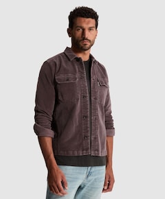 Heren overshirt paars