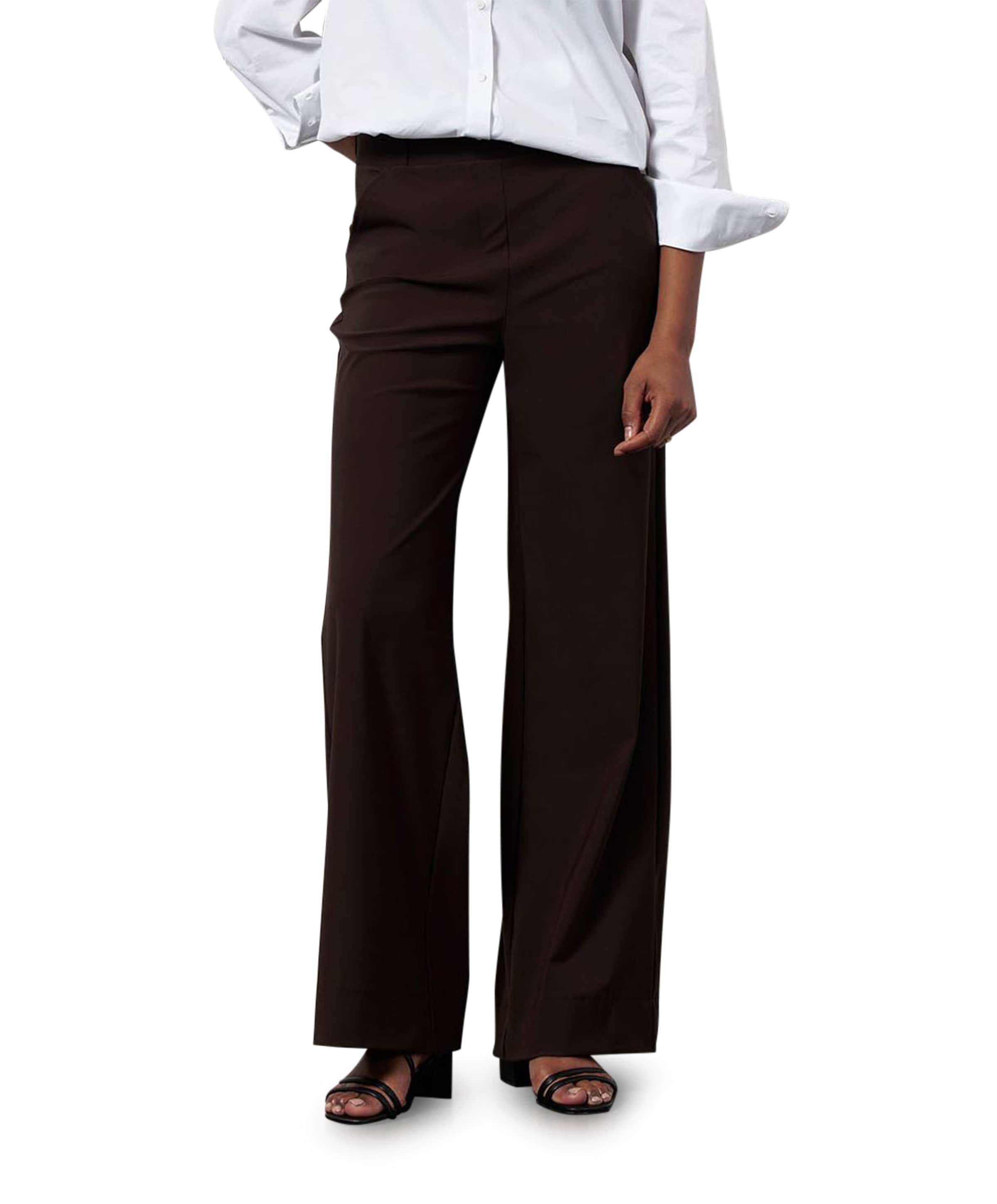 Lexie bonded broek bruin