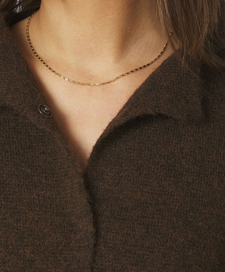 Dames vest bruin