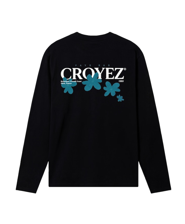 Heren longsleeve zwart