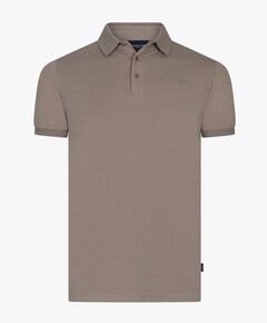 Heren polo beige