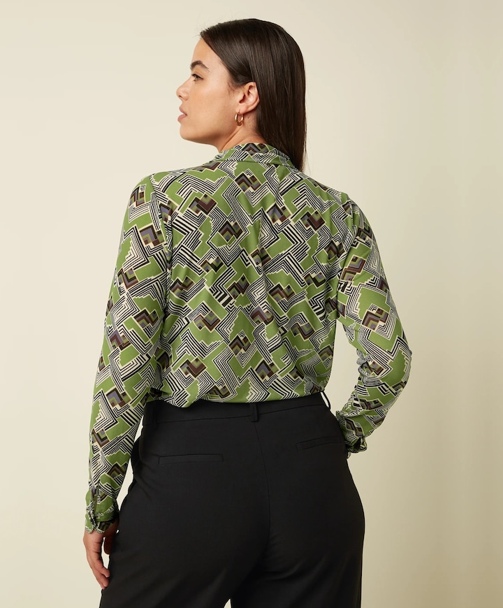 Dames blouse groen