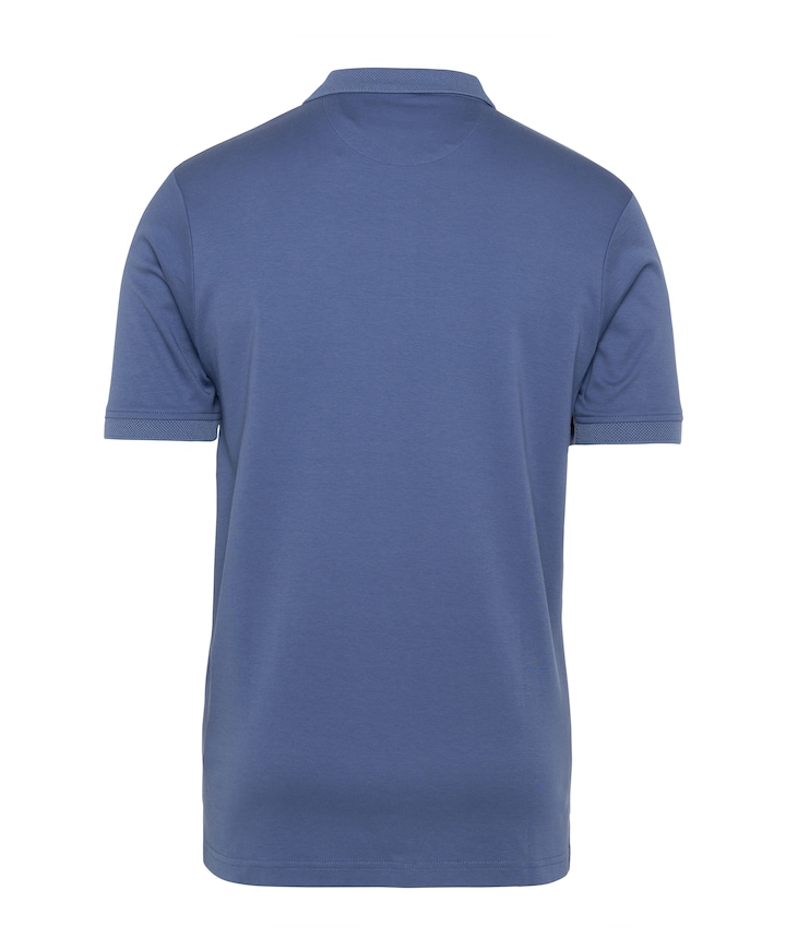 Heren polo blauw