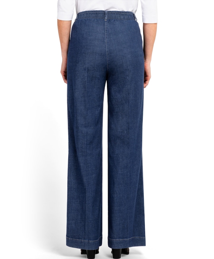 MELBOURNE dames pantalon blauw