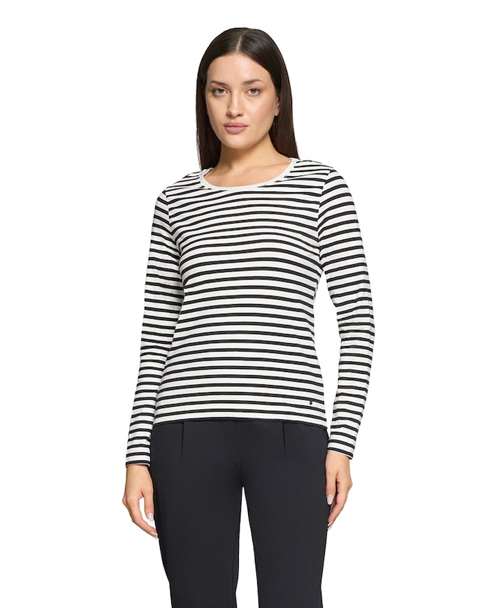 Dames longsleeve zwart