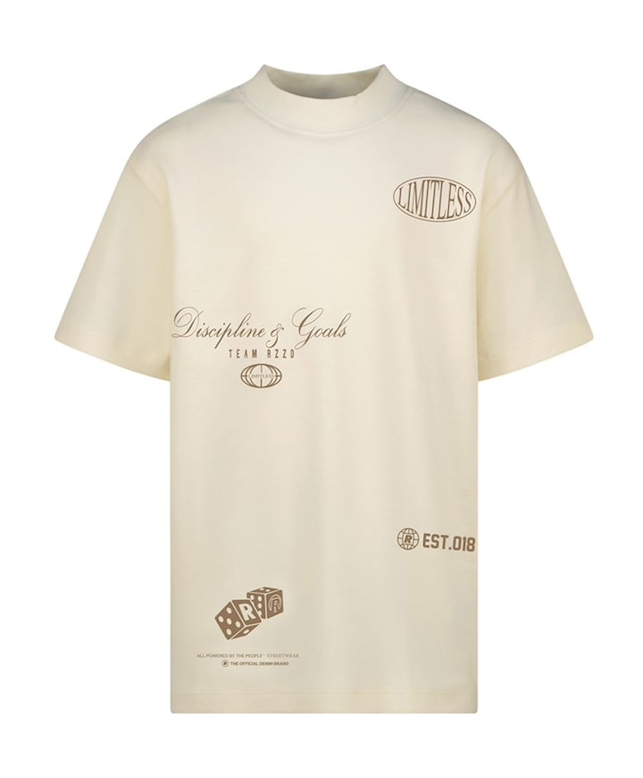 Jongens t-shirt ecru