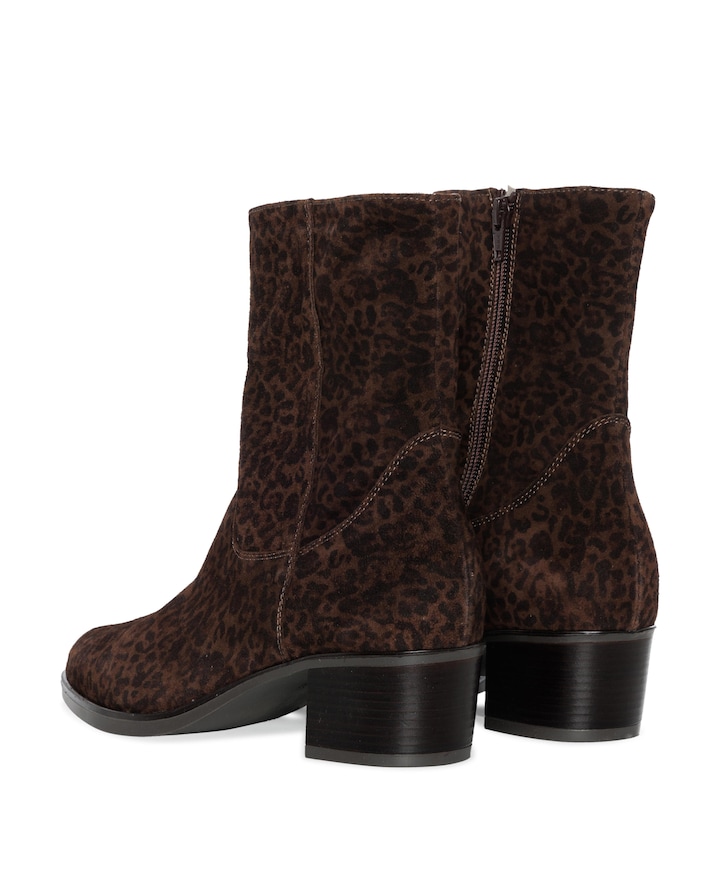 dames enkellaarzen bruin