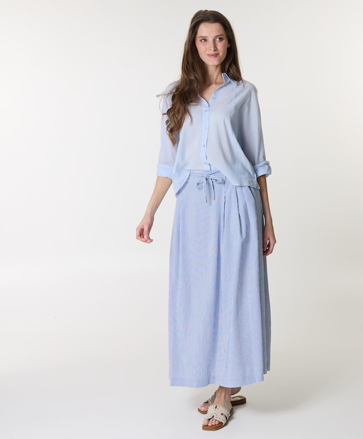Dames rok blauw