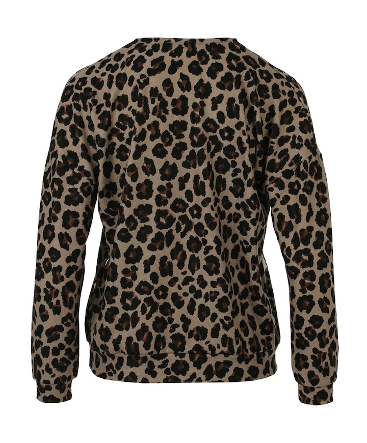 Dames sweater bruin