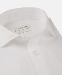 Heren overhemd lange mouw wit