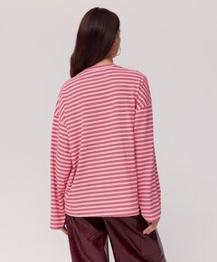 Dames longsleeve roze