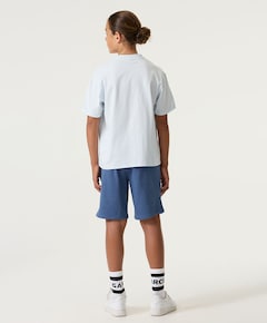 P263733 meisjes korte broek blauw