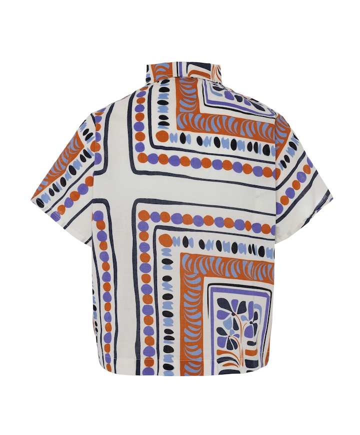 Dames blouse bruin