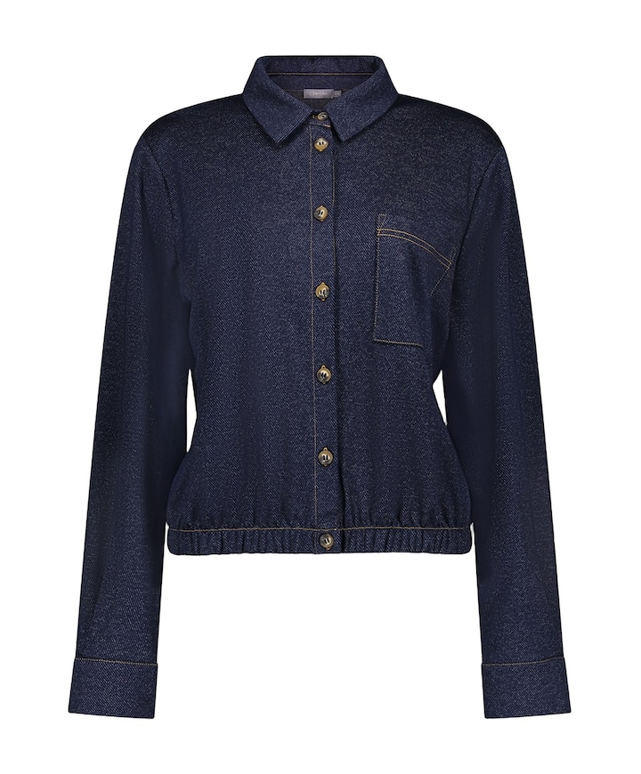 Dames blouse blauw