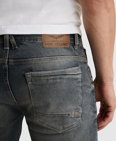 SKYRAK SHORTS WEFT DYED DENIM heren korte broek blauw