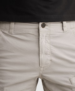 NORDROP CARGO SHORTS STRETCH TWILL heren korte broek beige