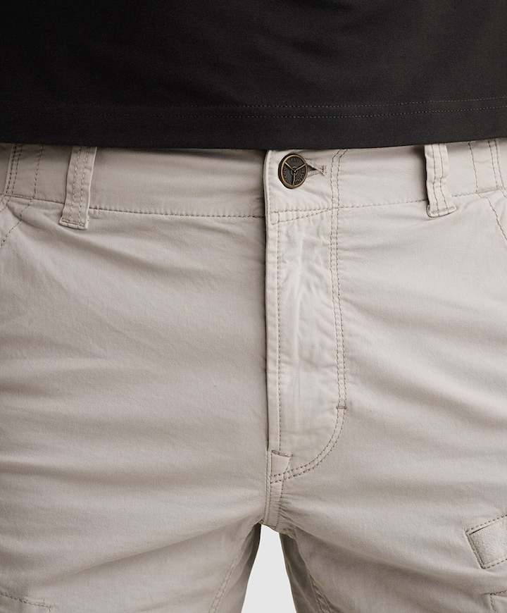 NORDROP CARGO SHORTS STRETCH TWILL heren korte broek beige