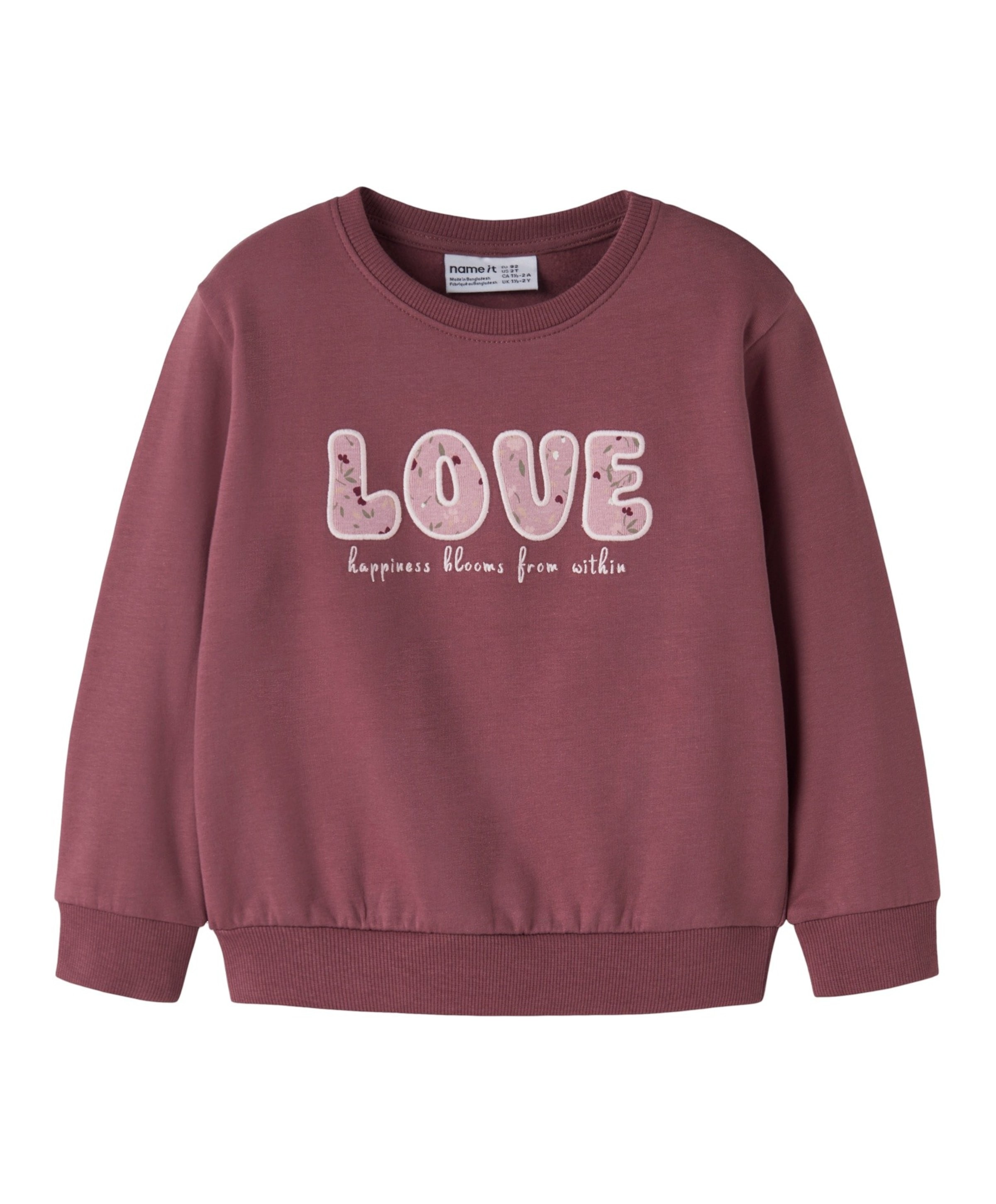 Meisjes sweater bordeaux