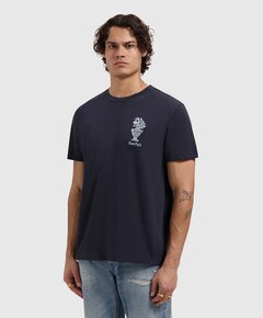 Heren T-shirt blauw