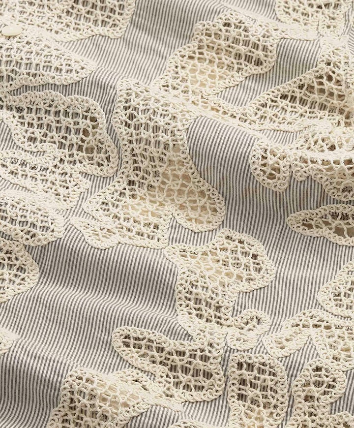 Heren overhemd korte mouw grijs