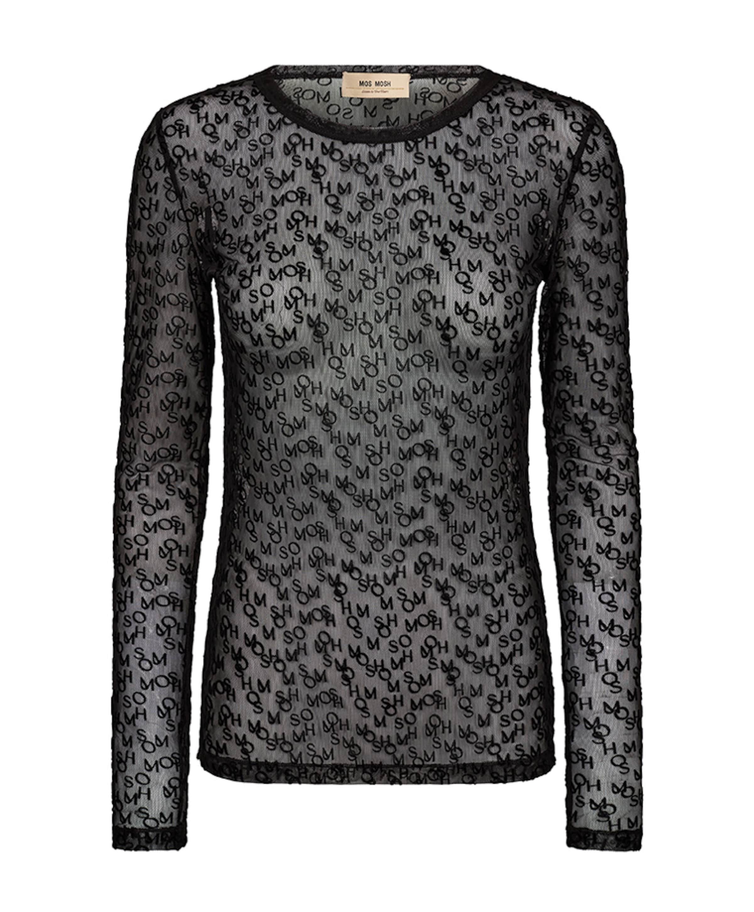 Dames longsleeve zwart