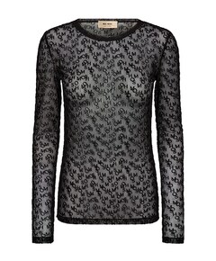 Dames longsleeve zwart