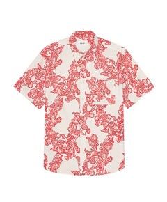 Heren overhemd korte mouw multicolor