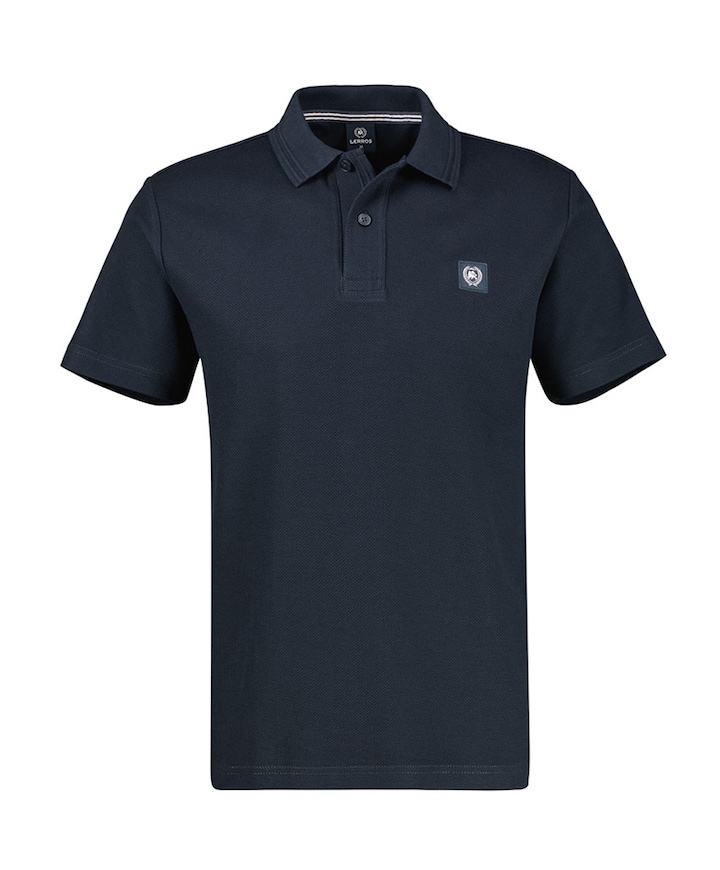 Heren polo blauw