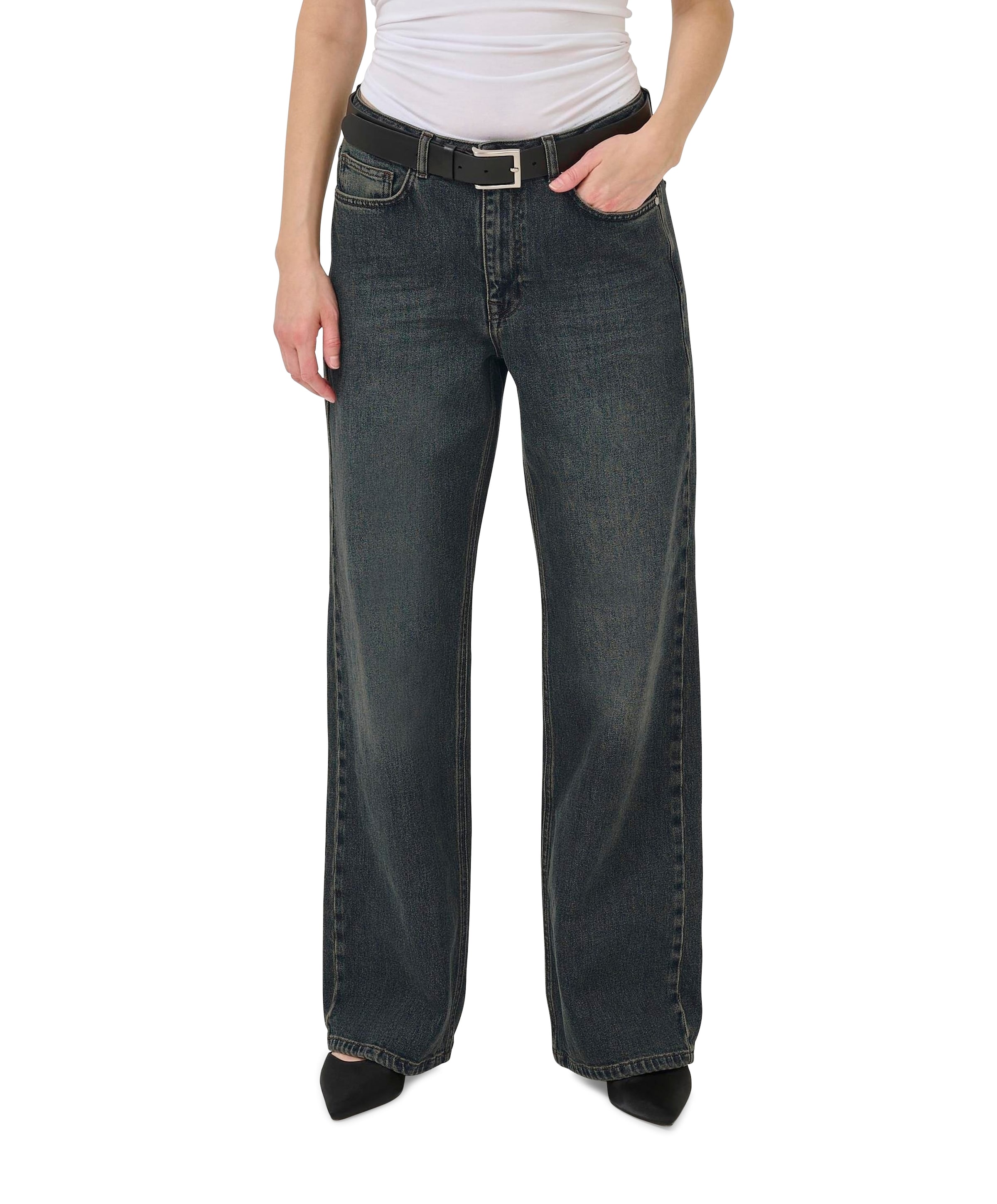 35 THE LOUIS 139 HIGH WIDE Y dames jeans blauw