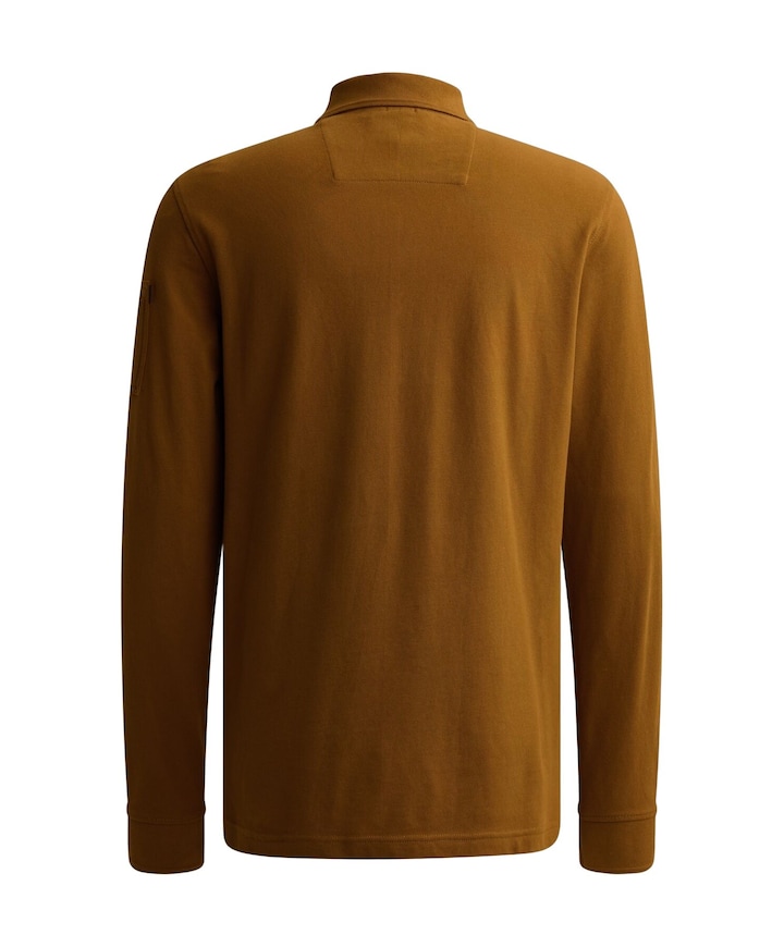 Heren polo bruin