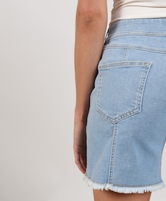 Tanya Ruffle dames korte broek blauw