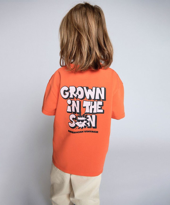 Uniseks T-shirt oranje
