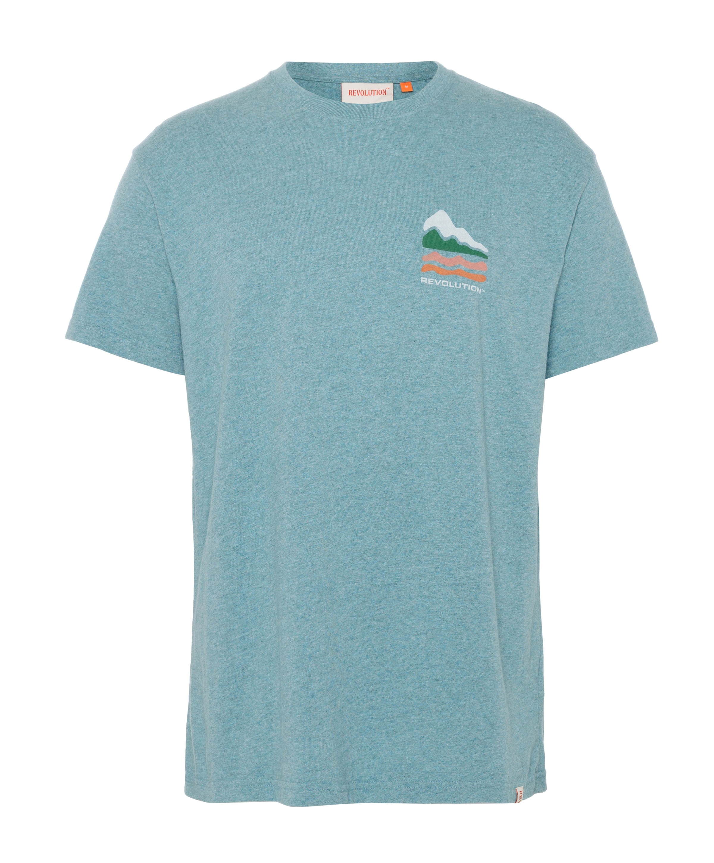 Heren T-shirt blauw