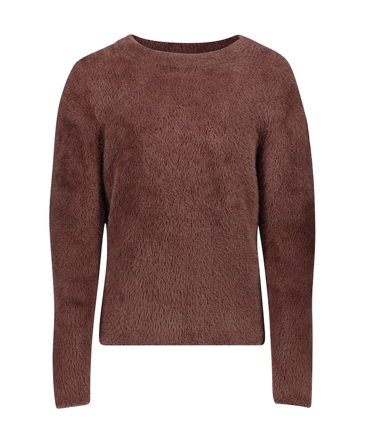 Meisjes sweater bruin