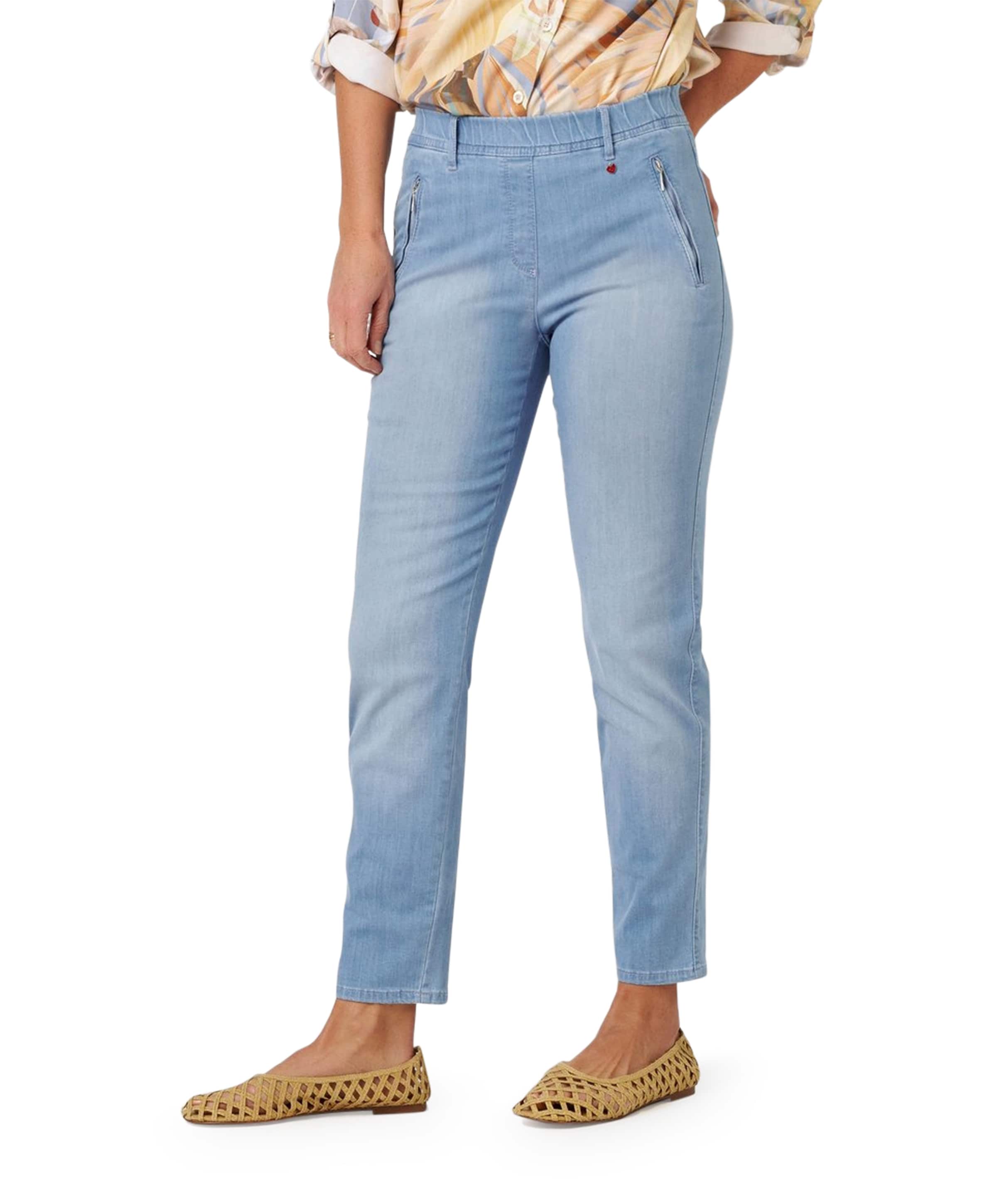 Alice Zip 7/8 dames jeans blauw