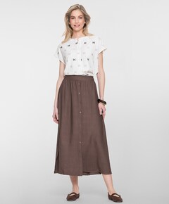 Dames rok bruin
