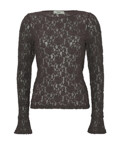 Dames top bruin