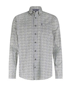 Overhemd lange mouw blauw