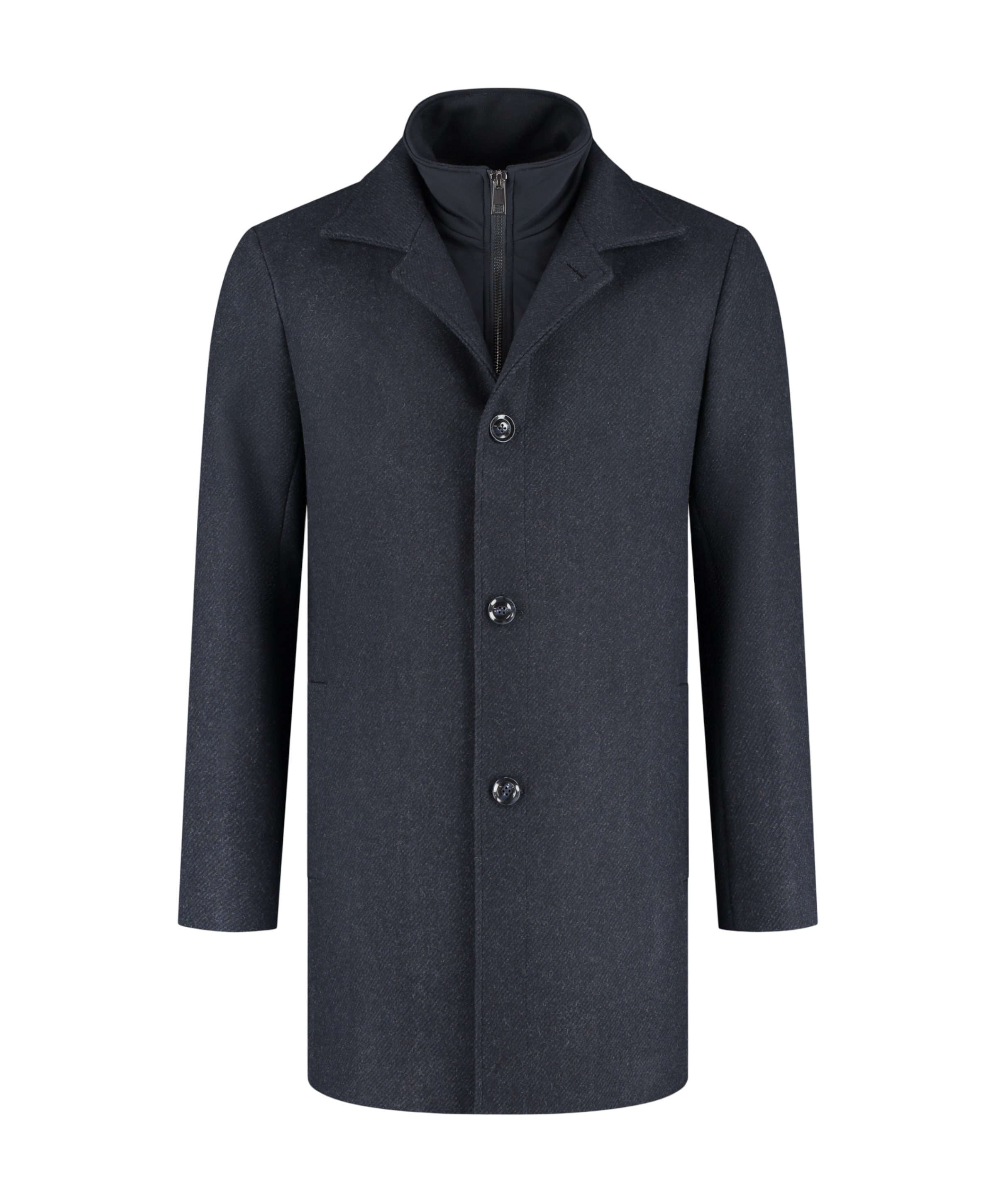 Heren jas blauw