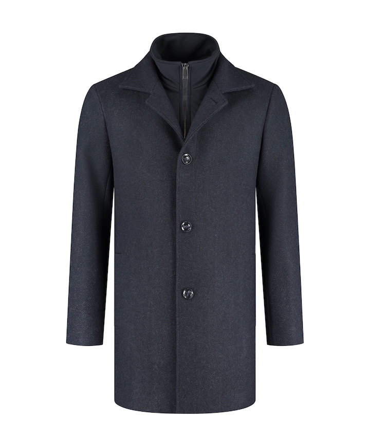 Heren jas blauw