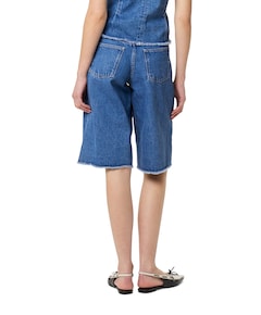 Lucy Wide Jorts dames korte broek blauw