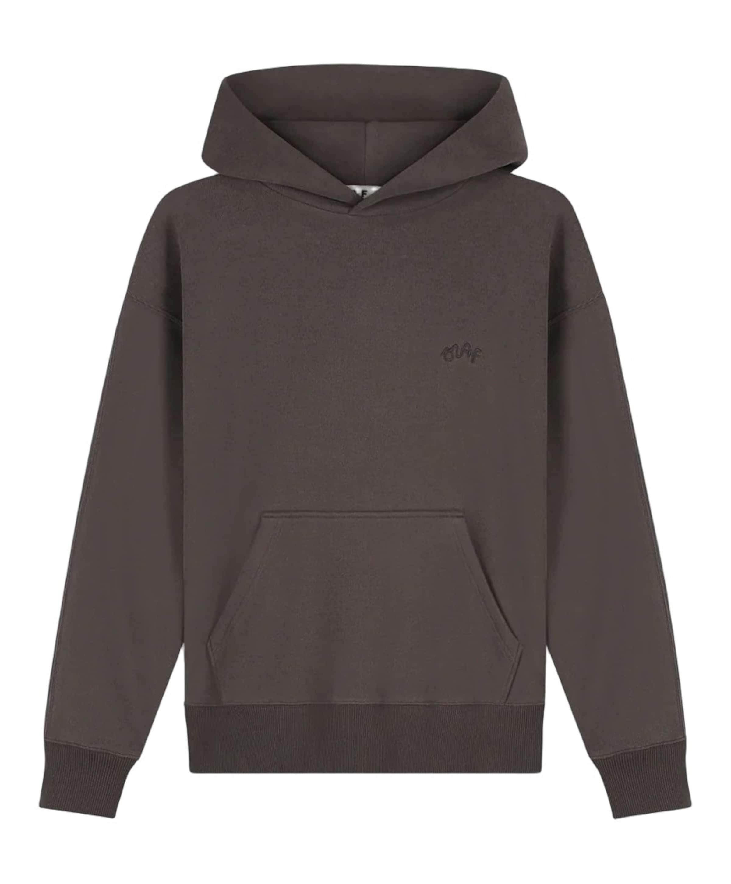 Heren hoodie bruin