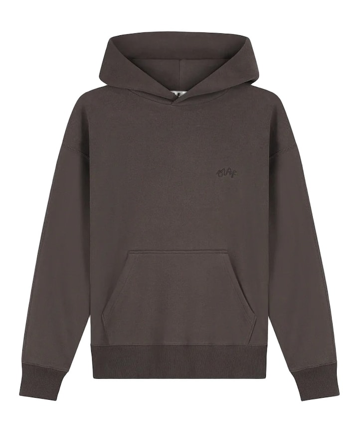 Heren hoodie bruin