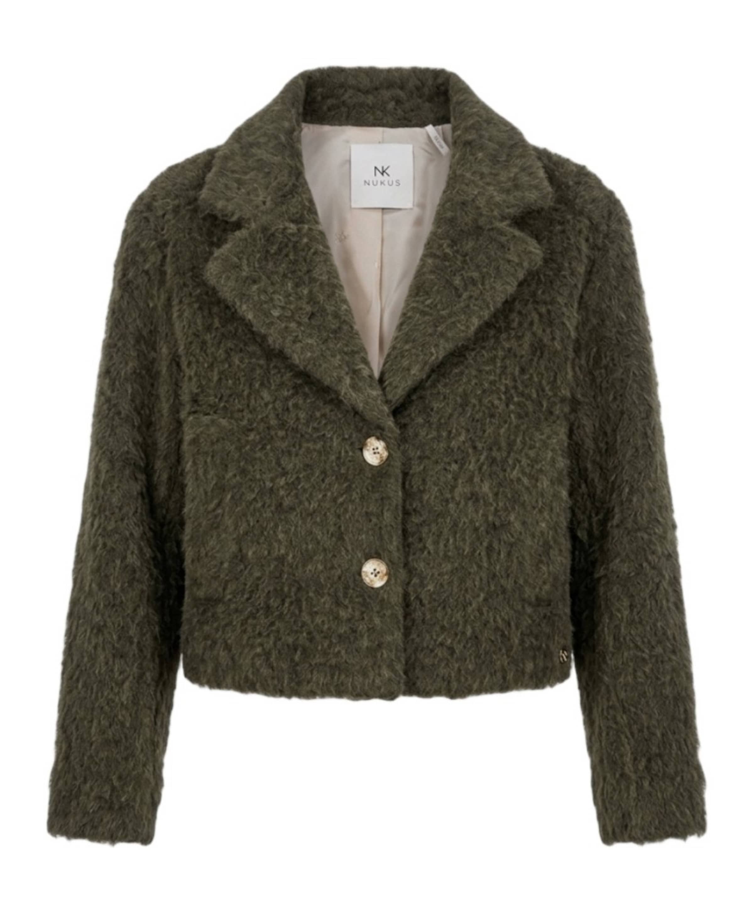 Dames jas groen