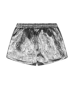 SILVER meisjes korte broek zilver